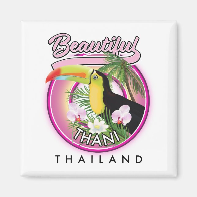 Imán Copia de Beautiful Thani Tailandia (Frente)