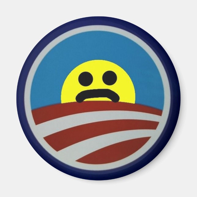 Imán Copia del logo de Obama-712385 (Frente)