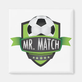 Imán copia del logotipo de mr_match