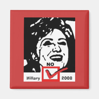 Imán copia nohillary, Hillary, 2008