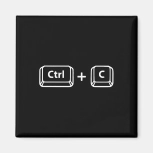 Imán Copiar Pegar Ctrl C Ctrl V Papá Son Feliz Padre&#