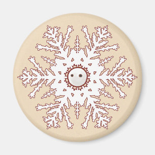 Imán Copo de nieve