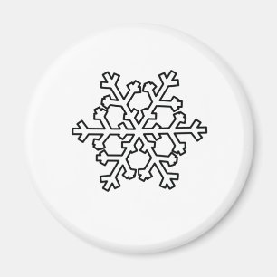 Imán Copo de nieve