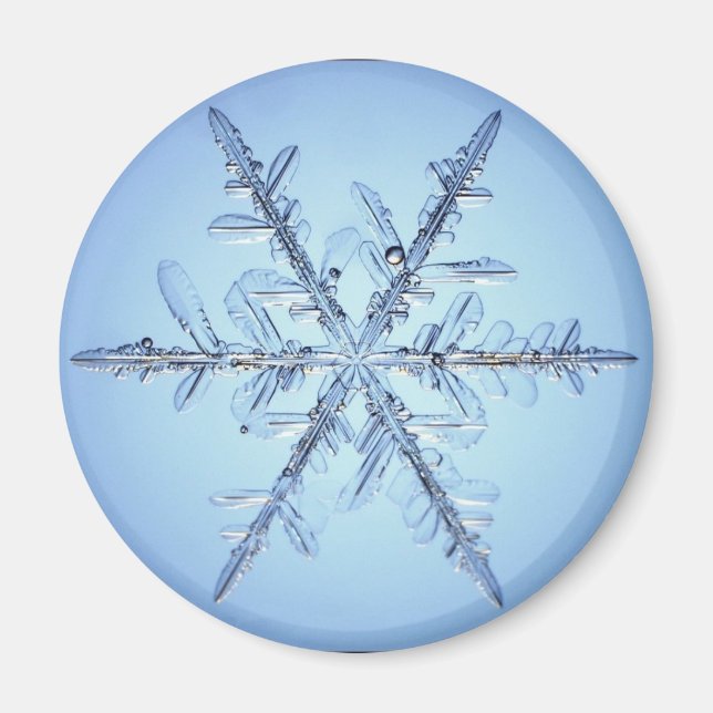 Imán copo de nieve (Frente)