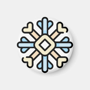Imán copo de nieve