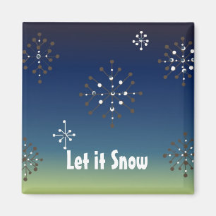 Imán Copo de nieve - Deja que nieve
