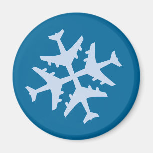 Imán Copo de nieve del aeroplano