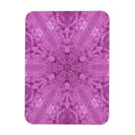 Imán Copo de nieve rosa Feminine Lace Kaleidoscope