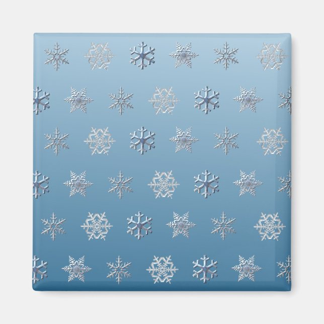 Imán Copos de nieve (Frente)