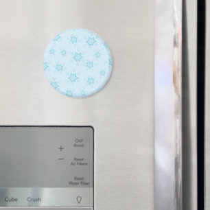 Imán Copos de nieve, hielo azul, helados de nieve, niev