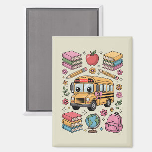 Imán Coqueta Maestra Vuelta al Cole Jardín de Infancia 