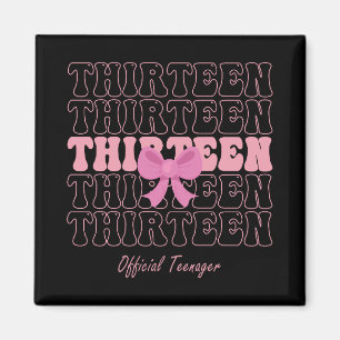 Imán Coqueta rosa de 13 años, adolescente oficial 13