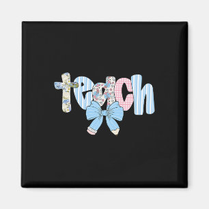 Imán Coquette Bow Enseña a los profesores feliz primer