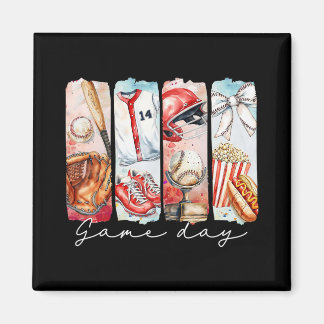 Imán Coquette Bow Game Day Sell Softll Heart Love Mom L