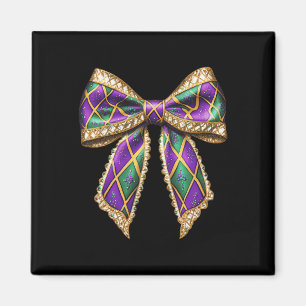 Imán Coquette Bow Mardi Gras New Orleans Louisiana Usa