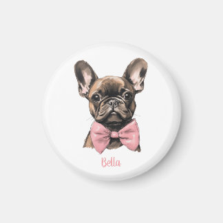 Imán Coquette Frenchie Nombre esterilizable