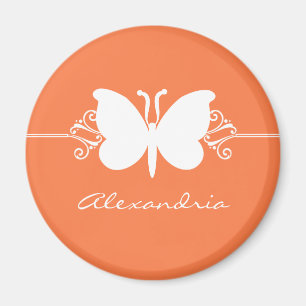 Imán Coral Butterfly Swirls Magnet