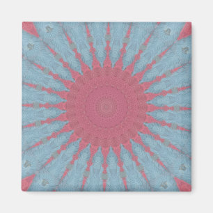 Imán Coral Rosa Starburst