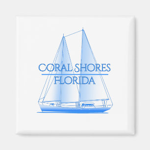 Imán Coral Shores Navegador Náutico Costero