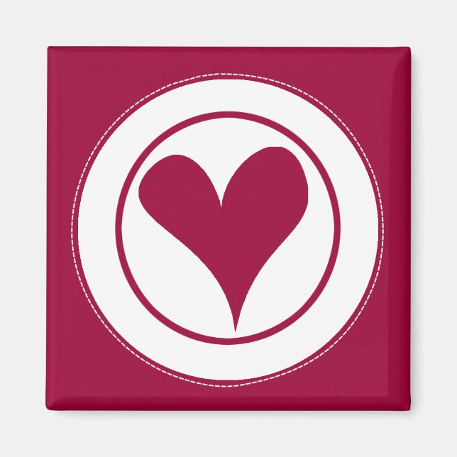 Imán corazón (Frente)
