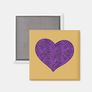 IMÁN CORAZÓN A-MAZE-ING (PURPLE)