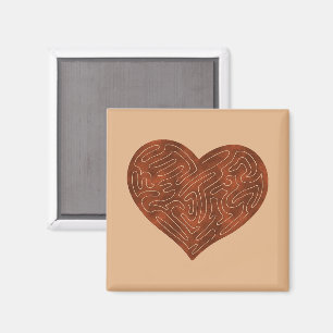 IMÁN CORAZÓN A-MAZE-ING (ROJO)