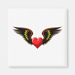 Imán Corazón alado