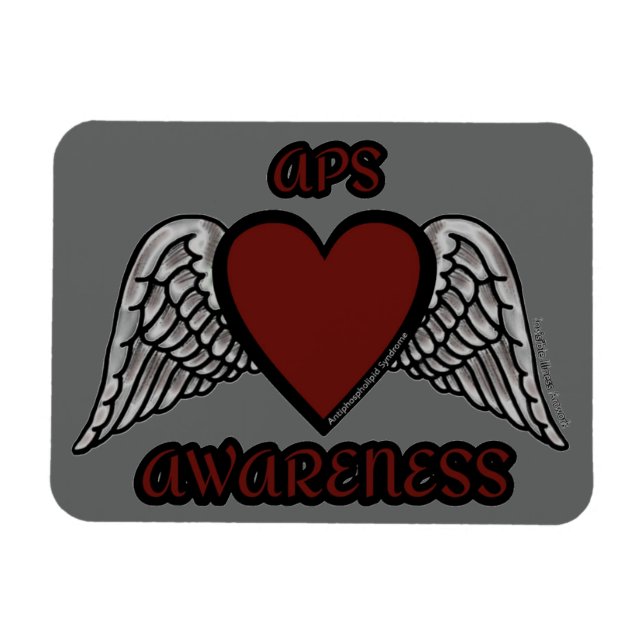 Imán Corazón/Alas...APS (Horizontal)