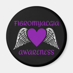 Imán Corazón/Alas... Fibro Magnet