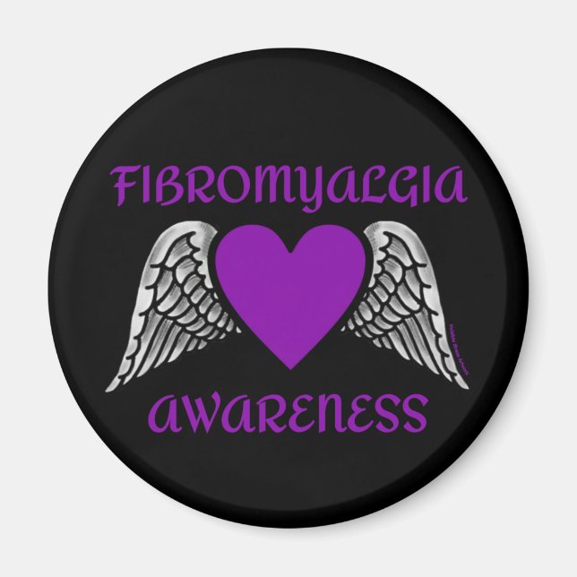 Imán Corazón/Alas... Fibro Magnet (Frente)