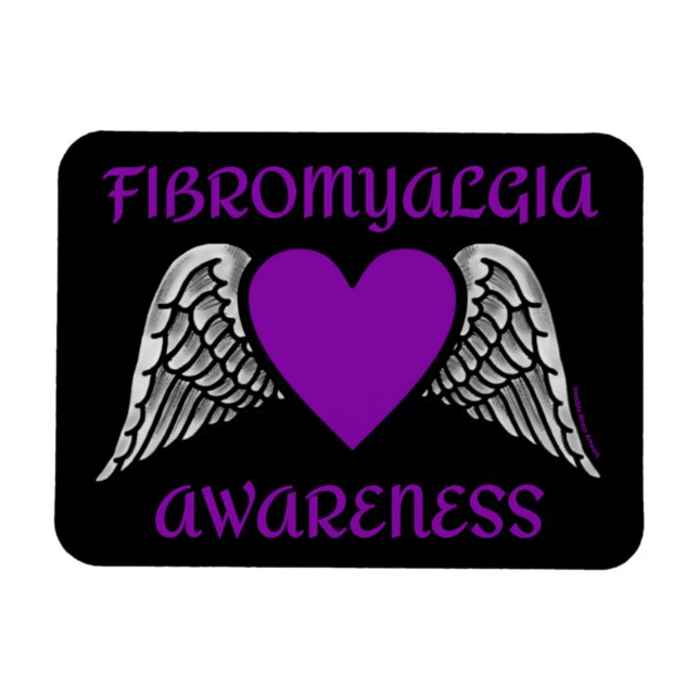 Imán Corazón/Alas... Fibro Magnet (Horizontal)