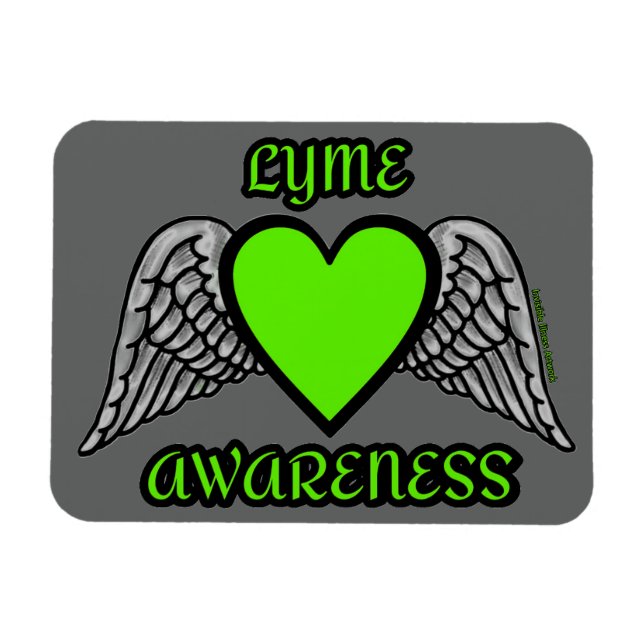 Imán Corazón/Alas... Lyme (Horizontal)