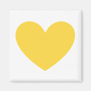 Imán Corazón amarillo