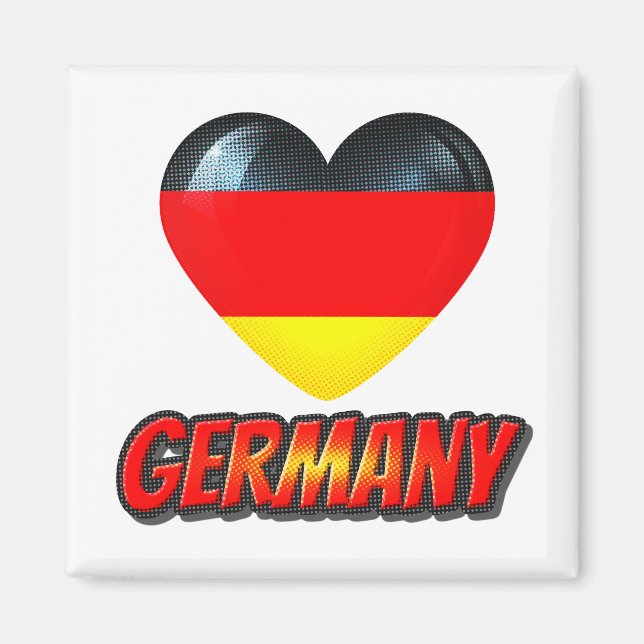 Imán Corazón de Alemania (Frente)