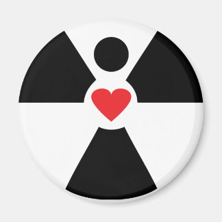 Imán corazón de ángel radiactivo