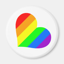 Imán Corazón de arcoíris sabe