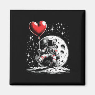 Imán Corazón de astronauta espacial Bylloon Día de San