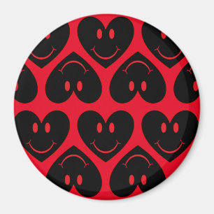 Imán Corazón de cara feliz