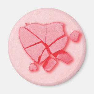 Imán Corazón de caramelo destrozado
