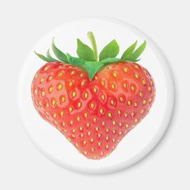 Imán Corazón de fresa