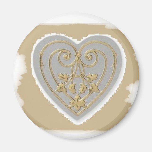 IMÁN CORAZÓN DE GOLDEN AQUÍ 2008 (Frente)