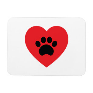 Imán Corazón de impresión de trazo