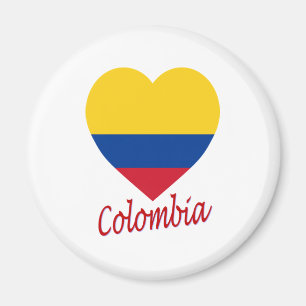Imán Corazón de la bandera de Colombia