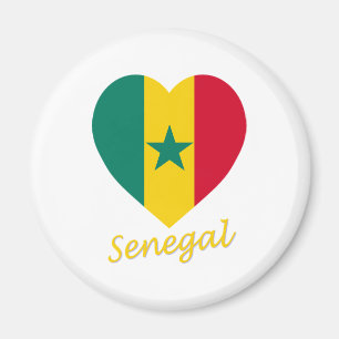 Imán Corazón de la bandera de Senegal