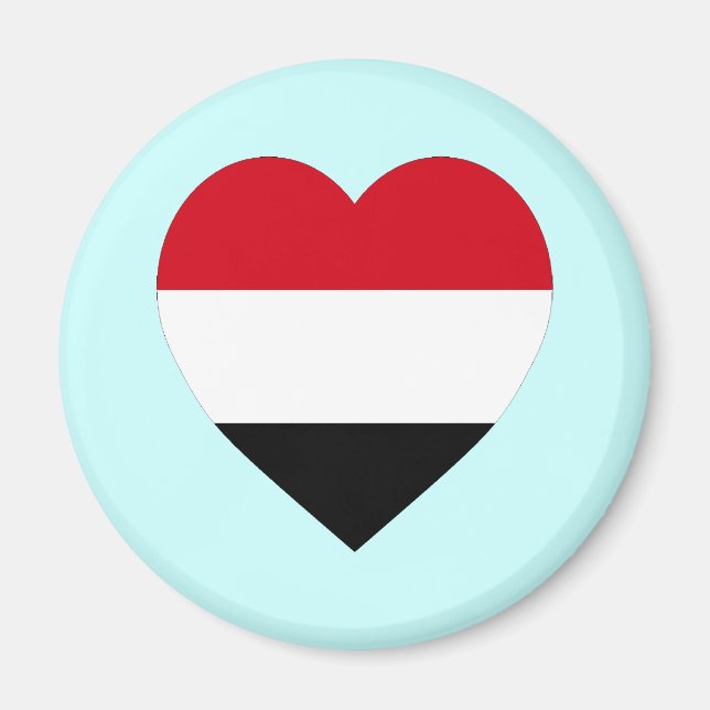 Imán Corazón de la bandera de Yemen (Frente)