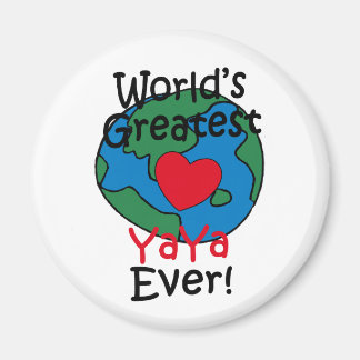 Imán Corazón de la mejor YaYa del mundo