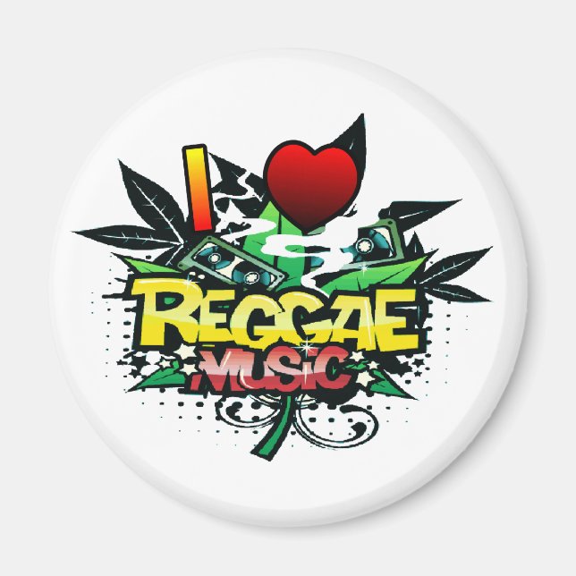 Imán Corazón de la música reggae (Frente)