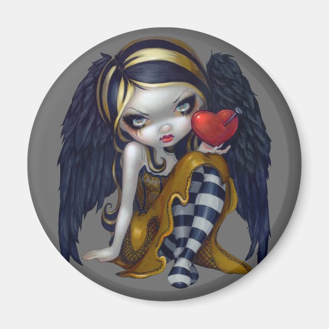 Imán "Corazón de las uñas" Magnet (Frente)