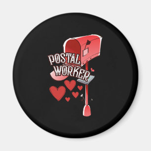Imán Corazón de los trabajadores postales - Amar el co