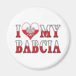 Imán Corazón de mi Babcia
